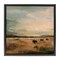 Stupell Industries Buffalo Under Big Sky Framed Floater Canvas Wall Art Design by Marilyn Hageman